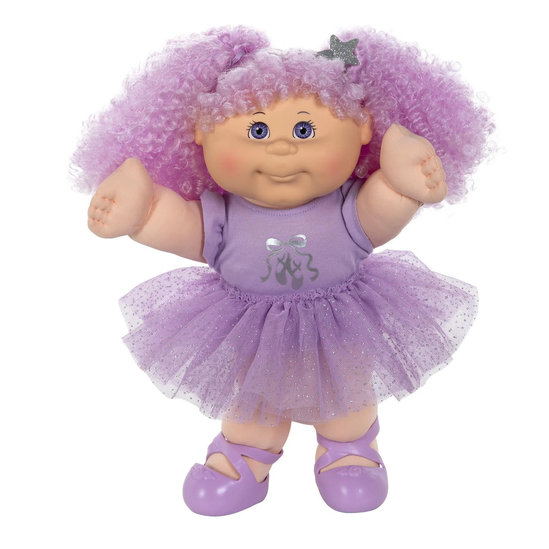 14" Girl Ballerina Butterfly LGT VIO PUR