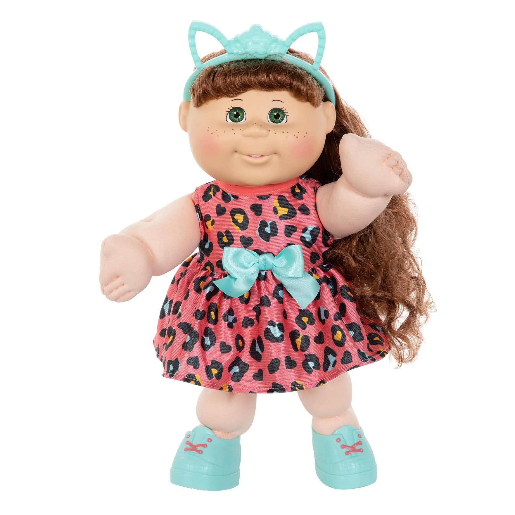 14" Girl Kitty LGT GRE BRO