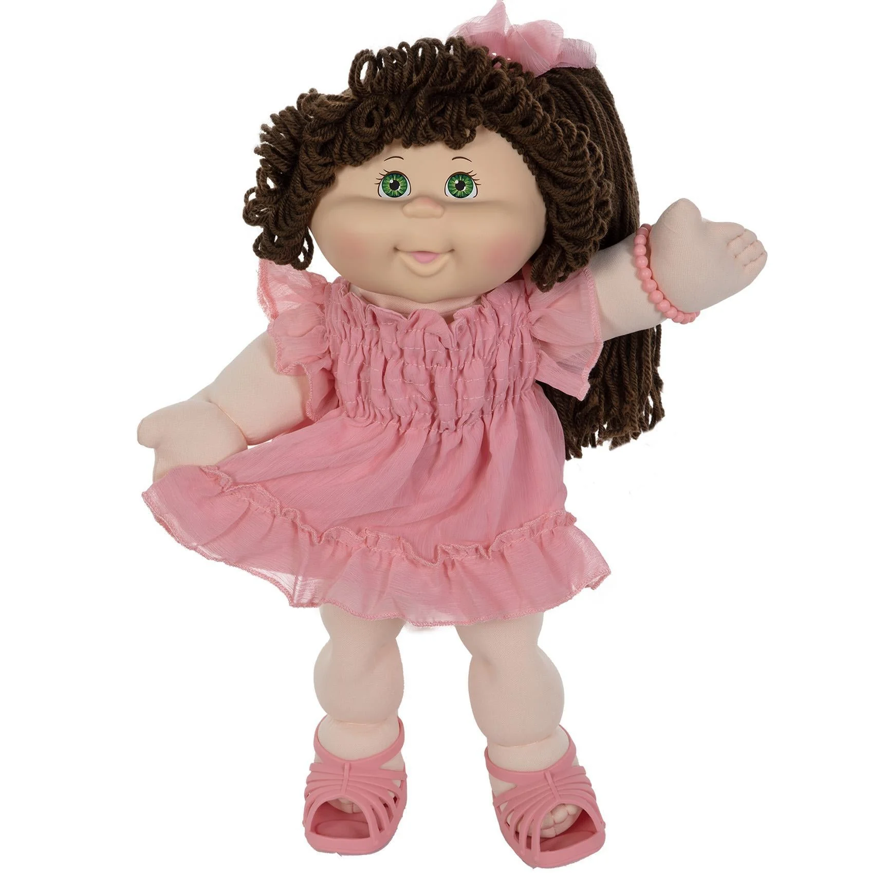 16" Girl Vintage Big Balloon Pink Outfit LGT GRE BRO