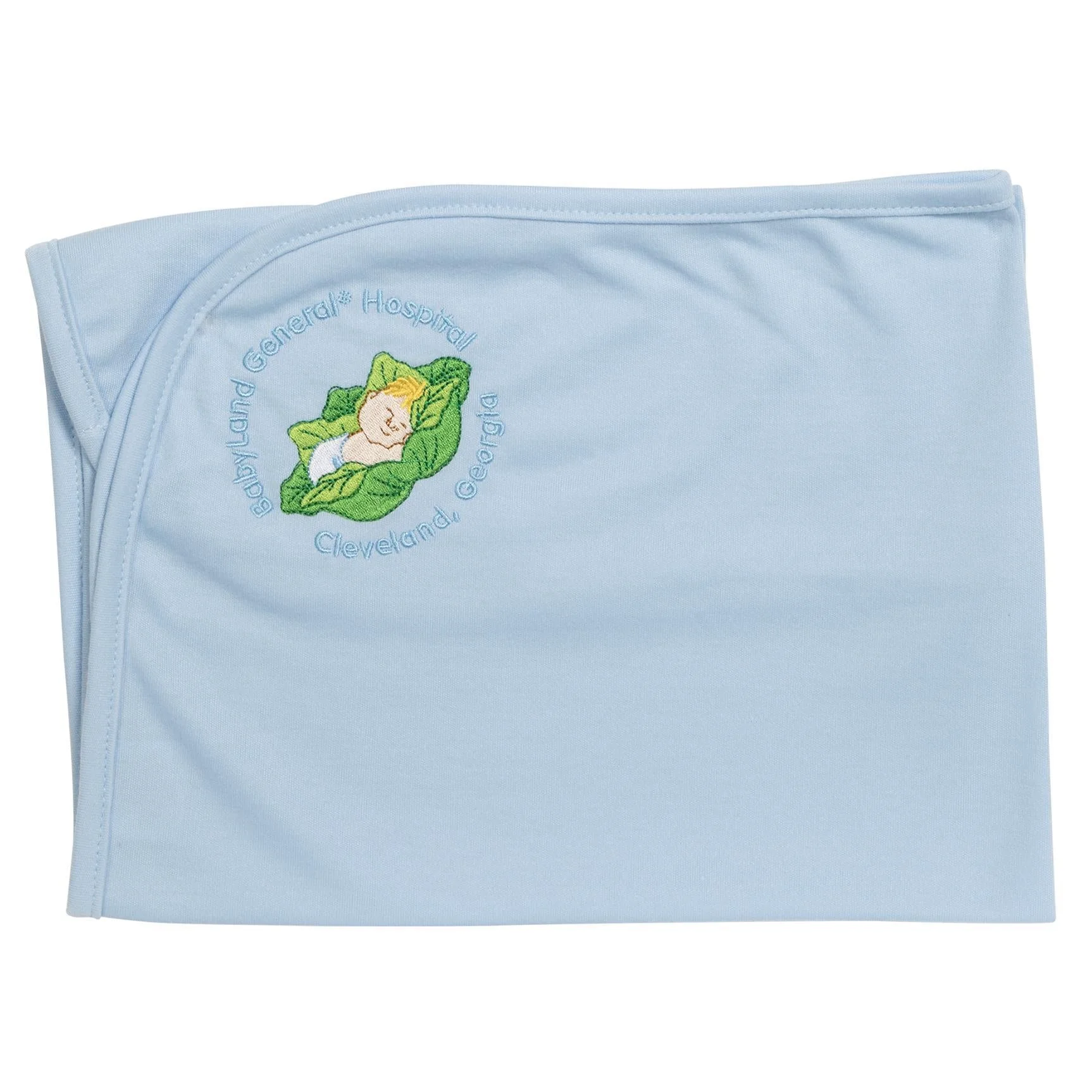 BLC C Blanket Sleeping Baby in Cabbage BLUE